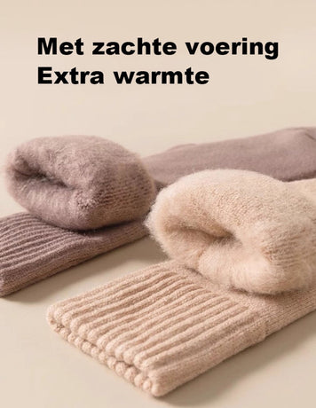 Thick Winter Socks Men - House Socks - Fluffy Socks - Casual Socks - Work Socks - 6-Pack Socks Men 43 46 - Size 40-46 - Black, White, Gray