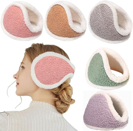 Earmuffs - Windproof and warm earmuffs - Extra thick earmuffs - Winter outdoor essentials (Beige)