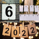 Number Stencil Set - Address Stencils 0-9 - Reusable Plastic Number Stencils - Cake Stencils - Paint by Number Stencils 6 inch