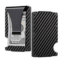 Wallet - Credit Card Holder - Men's Wallet - Minimalist Ultra-Thin Men's Wallet - Aluminum Alloy Material - Black