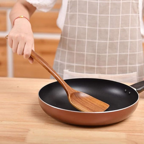 Kitchen Utensils - Wooden Kitchen Utensils - Cooking Utensil Set - Wooden Spatula - Spatulas - Ladles - 4-Piece Set - Hangable - Scratch-resistant, high-temperature resistant