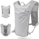 Sports Vest - Cycling - Running - Hiking - Breathable Cycling Cross-Country Marathon Hydration Bag Backpack - Gray