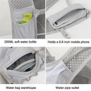 Sports Vest - Cycling - Running - Hiking - Breathable Cycling Cross-Country Marathon Hydration Bag Backpack - Gray