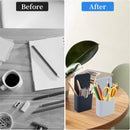2-pack magnetic pen holder - magnetic marker holder - whiteboard - refrigerator - marker holder for metal surfaces (black and white)