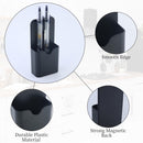 2-pack magnetic pen holder - magnetic marker holder - whiteboard - refrigerator - marker holder for metal surfaces (black and white)