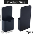2-pack magnetic pen holder - magnetic marker holder - whiteboard - refrigerator - marker holder for metal surfaces (black and white)