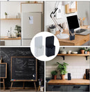 2-pack magnetic pen holder - magnetic marker holder - whiteboard - refrigerator - marker holder for metal surfaces (black and white)