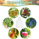 Garden Tools - 20 Items - Fruit Protection Bags - White Fruit Protection Bags with Drawstring - Garden Net Bags - Suitable for Grapes - Prevent Wasps, Cherry Vinegar Flies and Other Insects from Eating Them