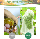 Garden Tools - 20 Items - Fruit Protection Bags - White Fruit Protection Bags with Drawstring - Garden Net Bags - Suitable for Grapes - Prevent Wasps, Cherry Vinegar Flies and Other Insects from Eating Them