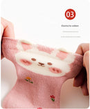 5 pairs of children's socks - Short socks for boys and girls, cotton, suitable for medium to large children - Size S (1-3 years), recommended shoe size 21-24