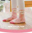 5 pairs of children's socks - Short socks for boys and girls, cotton, suitable for medium to large children - Size S (1-3 years), recommended shoe size 21-24
