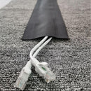 Floor Cable Cover - 20 ft Cord Protector Hook and Loop Storage Sleeve - Used to protect cables and prevent tripping over cords