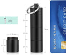 Small Pill Boxes (2-piece) - Keychain - Travel Metal - Pill Dispenser - Convenient Pill Storage