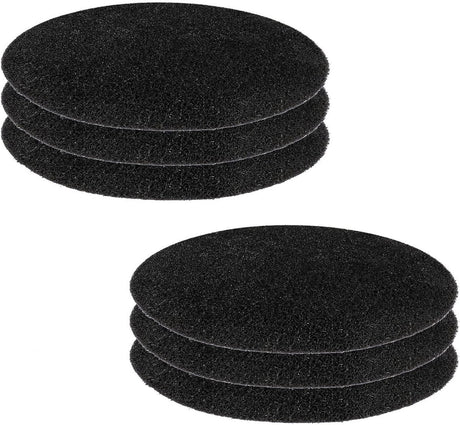 Kitchen Compost Bin Filters - 6-Pack Replacement Countertop Compost Bin Filters - Round 6.7 Inches