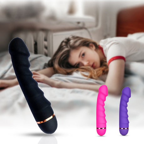 Vibrator - Dildo | Sex Toys for Couples - Sex Toys for Women - Sex Games - Sex Toys - Female G-Spot Clitoral Vibrator - Sex Toys for Adults - AV Vibrator - Dildos - Female Masturbator (Purple)