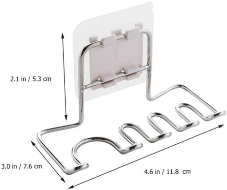 Bathroom storage rack - Wall-mounted toothbrush holder - Hanging bathroom storage rack