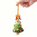 Christmas Decorations - Crochet Christmas Tree Bell Decorations - Small Christmas Decorations - Car Decorations - Style C
