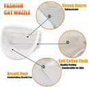 1 Piece - Adjustable Visor - Muzzle with Wide Field of View - Breathable and Bite-Resistant Muzzle - Muzzle for Cat Grooming（M：Suitable for cats with a head circumference of 20-25 cm）