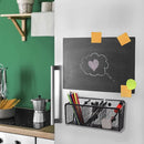 Pen Holder - Mesh Storage Basket with Extra Strong Magnets - Freezer Safe - Whiteboard - Cabinet Accessory - Office Supplies Organizer