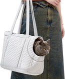 Pet Carrier - Small Portable Pet Carrier - Lightweight Cotton Winter Pet Carrier - Take Your Pet With You - Suitable for Cats, Puppies and Kittens