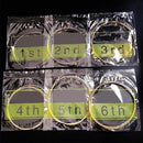 Guitar Strings - 6 Strings - Rust Resistant and Durable - Clear Tone - Folk Guitar Strings - Folk Guitar Steel Strings (Copper Strings)