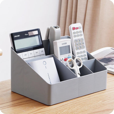 Makeup Storage Box - Thick Square Makeup Box with Multiple Grids - Multifunctional Storage Box for Office - Cosmetics Storage Box