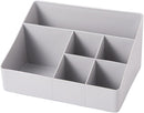 Makeup Storage Box - Thick Square Makeup Box with Multiple Grids - Multifunctional Storage Box for Office - Cosmetics Storage Box