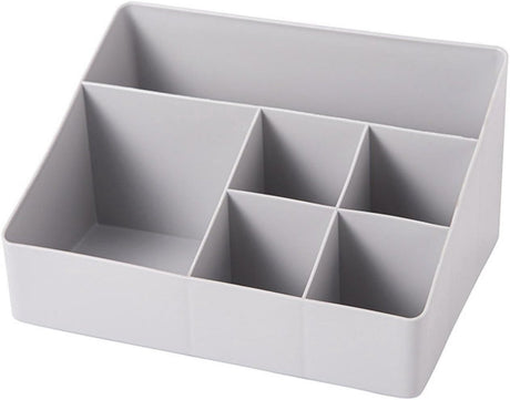Makeup Storage Box - Thick Square Makeup Box with Multiple Grids - Multifunctional Storage Box for Office - Cosmetics Storage Box