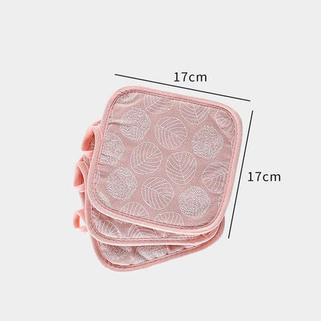 4-Pack Kitchen Heat Insulation Mats - Cotton and Linen Material - Heat Resistant - Kitchen Pot Holder - Non-Slip - Anti-Scald - Multifunctional Pot Holder - Placemat