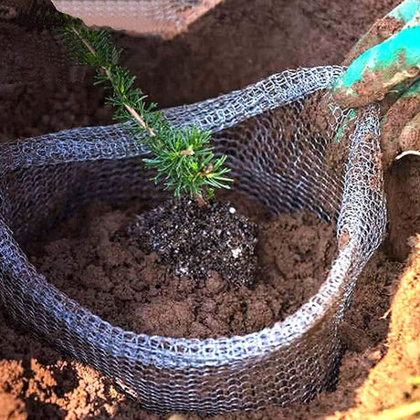 Garden Tools - 3-Piece Root Protection Baskets - Gopher-Resistant Stainless Steel Wire Basket Barriers - Keep Burrowing Animals, Pests, Voles, Moles, and More Out - 24 x 24 Inches