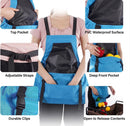 Apron Picking Bag - Large Outdoor Picking Bag - Gardening - Harvest Apron with Quick Release - Backpack Tools - Blue