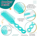 72 pcs Bulk Hair Brushes - Hair Brush Bulk Nylon Brush with Ventilated Hair Brush - For Curly Hair, Wavy Hair, Blow-Drying, Parting, Styling, Detangling Hair - Suitable for Travel, Home, Hotel