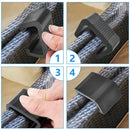 Garden Furniture Clamps - Garden Bench Clamps - Suitable for outdoor benches, garden furniture, restaurant rattan chair fixings - 10 pieces