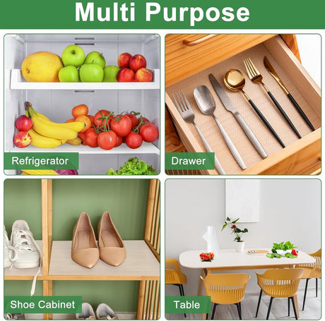 30*300cm non-stick coated shelves - waterproof and oil-resistant - thickened - easy to clean and cut - drawer insert - suitable for refrigerators, desks, cabinets, kitchens