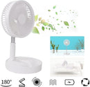 Folding Desk Fan - Adjustable Design - Cordless & Versatile - Foldable Standing Desk Fan