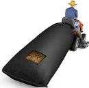Riding Mower Grass Bag - Riding Mower Leaf Bag 6.6 x 4.3 Inches Durable Leaf Bag - Large Capacity - Quickly Removes Leaves from Your Lawn (Black, One Piece)
