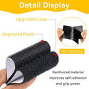 Self-adhesive hook and loop tape - 20 sheets - 50 x 100 mm Self-adhesive hook and loop tape - Wide hook and loop adhesive pads - Ideal for sewing, DIY projects, office supplies and crafts