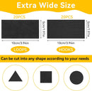 Self-adhesive hook and loop tape - 20 sheets - 50 x 100 mm Self-adhesive hook and loop tape - Wide hook and loop adhesive pads - Ideal for sewing, DIY projects, office supplies and crafts
