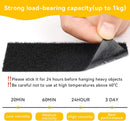 Self-adhesive hook and loop tape - 20 sheets - 50 x 100 mm Self-adhesive hook and loop tape - Wide hook and loop adhesive pads - Ideal for sewing, DIY projects, office supplies and crafts