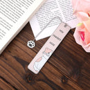 Bookmarks - Set of 2 - Cat Bookmarks - Gifts for Cat Lovers - Cute Bookmarks - Bookmark Gifts for Book Lovers - Reading Bookmarks - Gifts for Boys, Girls, Kids & Friends - Stainless Steel (Style B)
