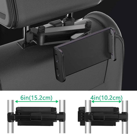 Car Phone Holders - Phone Holder - Back Seat - Adjustable Phone Holder - Back Seat Phone Holder - Universal Car Phone Holder - Black
