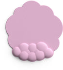 Mouse Pad - Mouse Pad with Wrist Rest - Ergonomic Mouse Pad - Mouse Pad with Leather Surface, Suitable for Computers, Laptops, Office, Home and Travel, with Non-Slip Bottom - Pink
