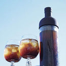Cold Brew Coffee Pot - 1000 ml Glass Carafe with Infuser - For Iced Coffee & Iced Tea - Easy to Fill and Clean - Brown