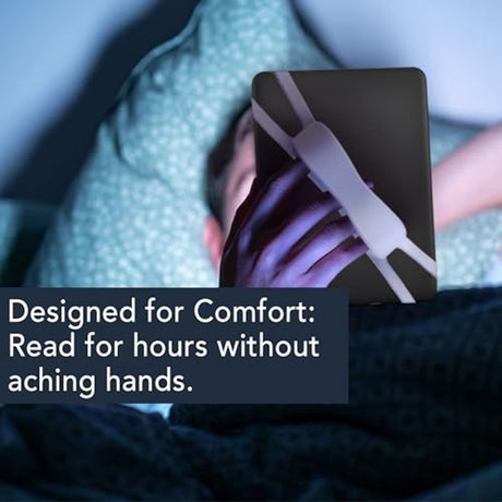 2-Pack Hand Rests for E-Readers & Tablets - Non-Slip & Comfortable to Hold - Suitable for 4.7-8 Inch Screens - Black + Black