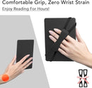 2-Pack Hand Rests for E-Readers & Tablets - Non-Slip & Comfortable to Hold - Suitable for 4.7-8 Inch Screens - Black + Black
