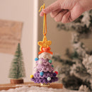 Christmas Decorations - Crochet Christmas Tree Bell Decorations - Small Christmas Decorations - Car Decorations - Style B
