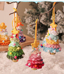 Christmas Decorations - Crochet Christmas Tree Bell Decorations - Small Christmas Decorations - Car Decorations - Style B