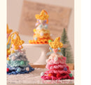Christmas Decorations - Crochet Christmas Tree Bell Decorations - Small Christmas Decorations - Car Decorations - Style E