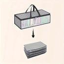 Cap Storage Bag | Set of 2 Storage Bag / Storage Sleeve - for baseball caps and other caps | Cap Organizer with 2 Handles for Closet | Moisture Protection - Gray