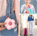 Mini Pill Box - Portable Jewelry Box - Flower-Shaped Storage Box - For storing small accessories - Suitable for boys and girls (Pink)